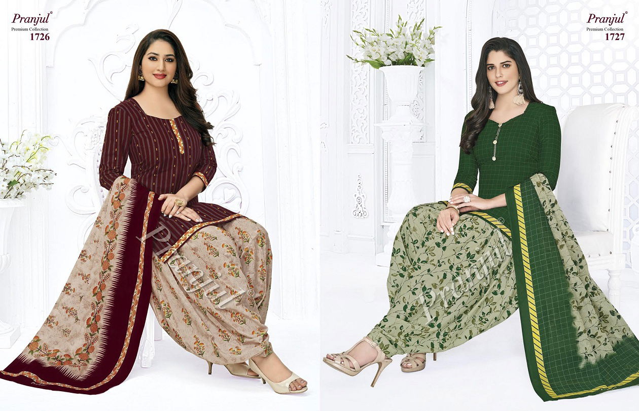 Pranjul Priyanka 17 Cotton Casual Daily Wear Printed Cotton Dress Material Collection